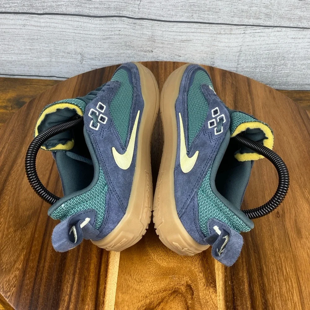 Nike SB Day One Blue Green Gum Light Brown Alabaster Shoe FN4210-401 Youth 3.5